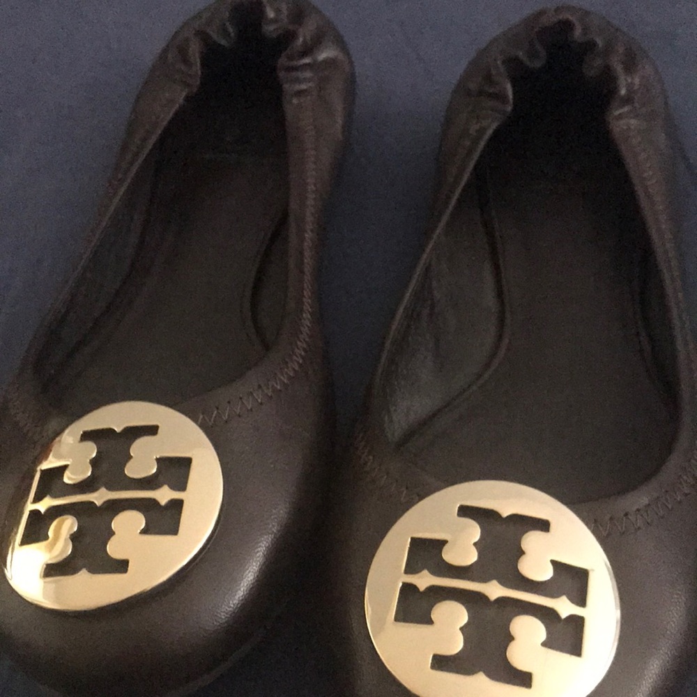 Tory Burch worn Brown Reva Ballet